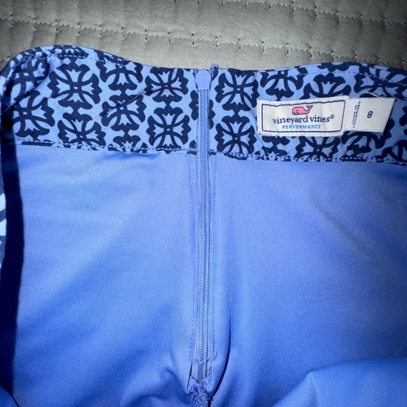 Vineyard Vines Printed Skort Cross Tulip Blue Size 8. Never worn - Picture 11 of 16